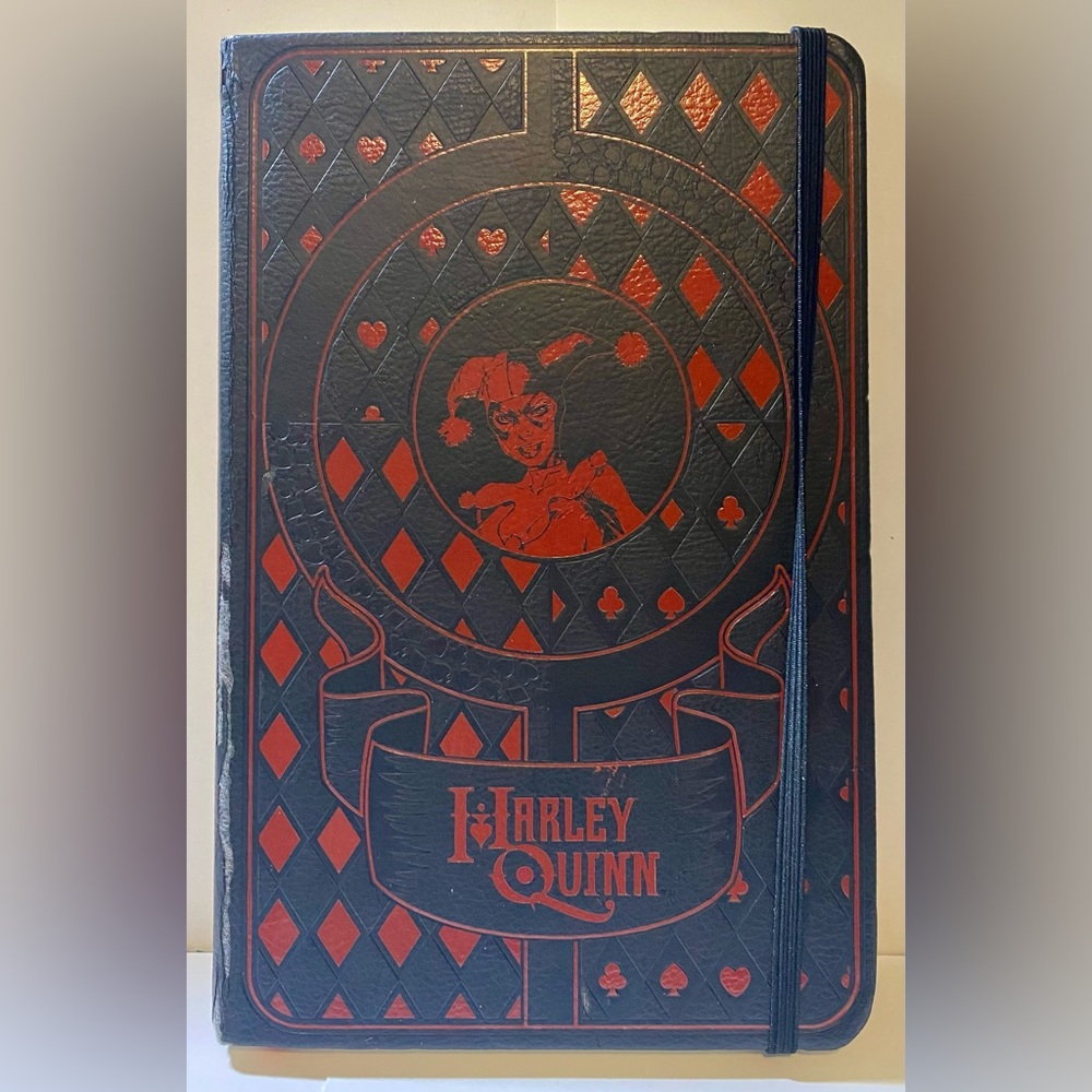 Harley Quinn Black and Red Journal